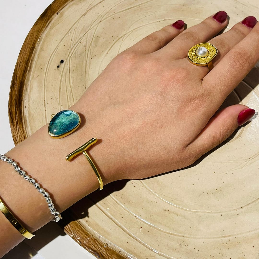 Cam Tasarım Elyapımı Bileklik - Görsel 3