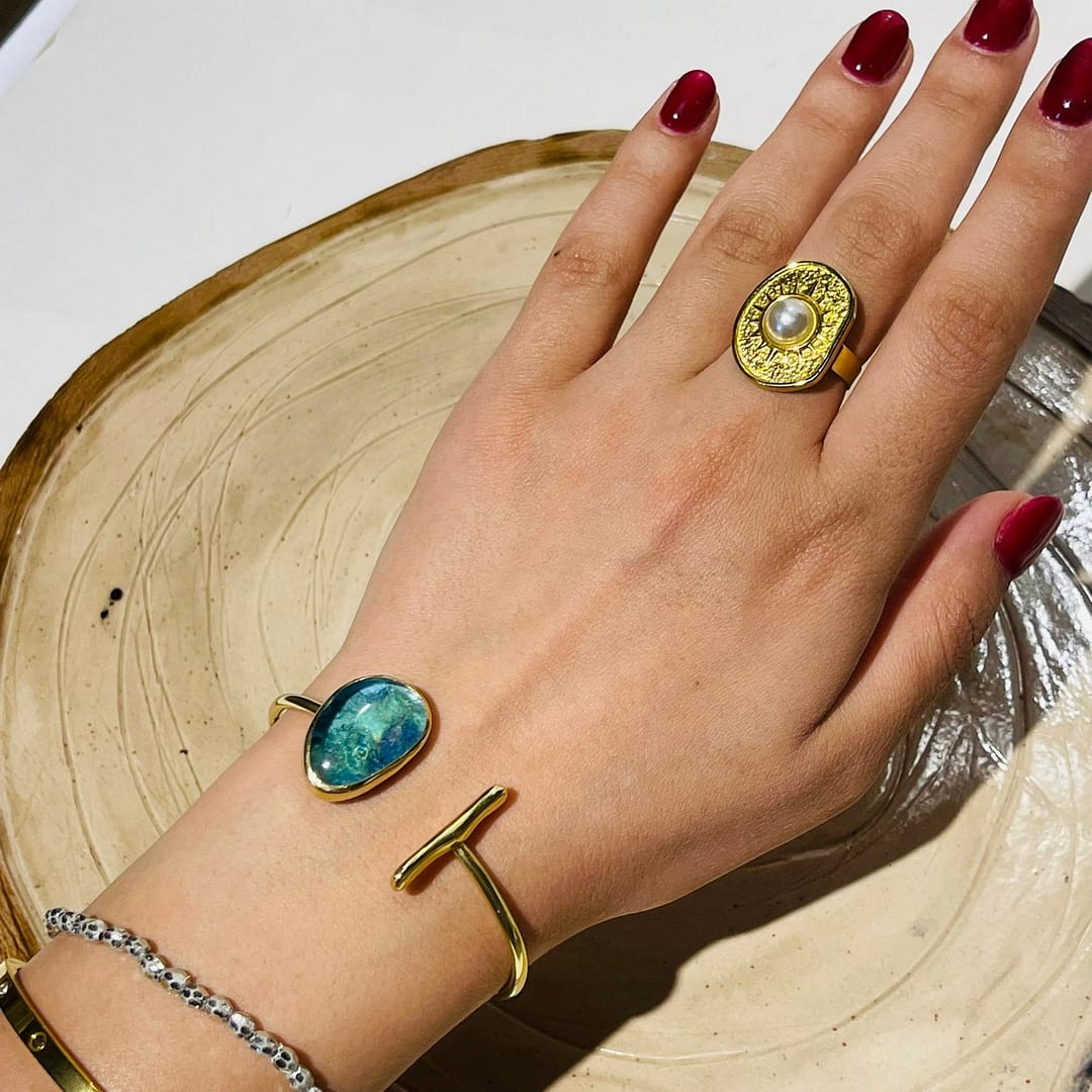 Cam Tasarım Elyapımı Bileklik - Görsel 2