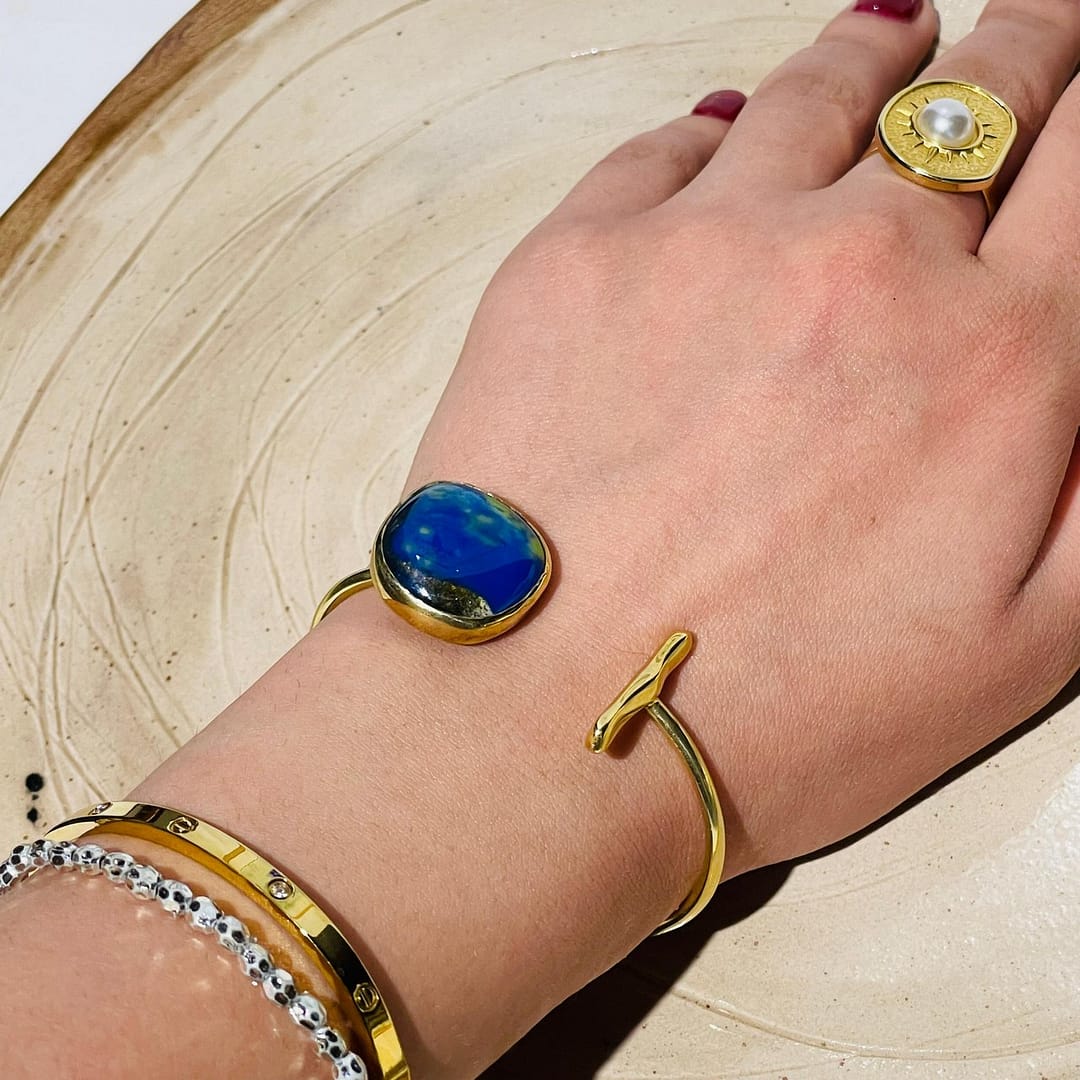 Cam Tasarım Elyapımı Bileklik - Görsel 2