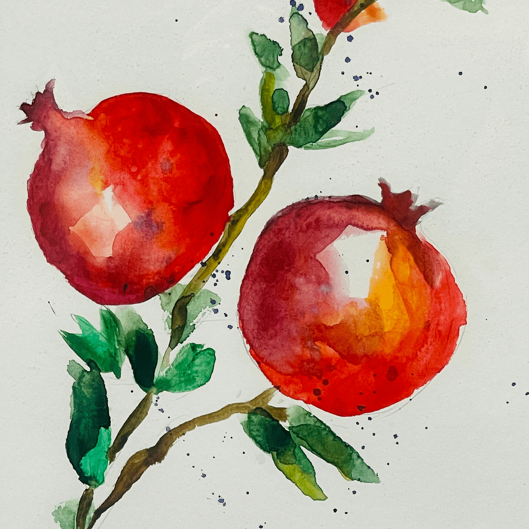 İkili Nar Bereket Ve Zenginlik Sembolü - Görsel 3