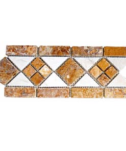 Natural stone border