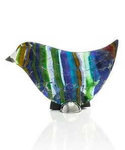 Karmakarışık Renkli Cam Tasarım Kumru