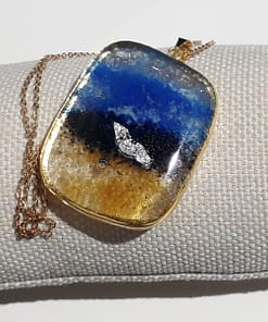 "Salda Serisi" Gümüşlü Tasarım Kolye