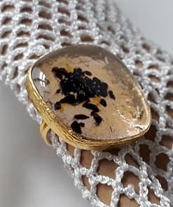 Renkli Benekli Tasarım Yüzük