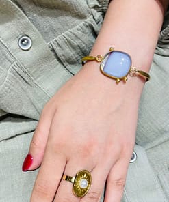 Unique Handmade Glass Fusion Bracelet