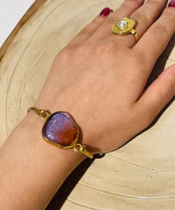 Fusion Glass Bracelet by Gamze Haberal