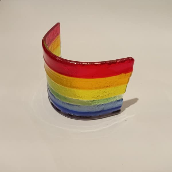 Gökkuşağı Panel Mumluk Dekor - Görsel 4