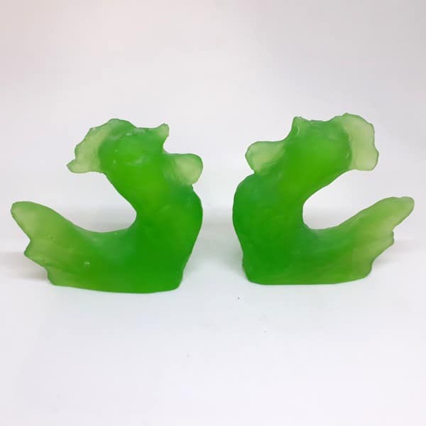 Cam Döküm İkiz Horozlar - Görsel 3