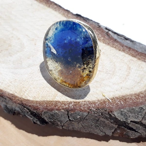 "Salda Serisi" Tasarım Cam Yüzük - Görsel 2