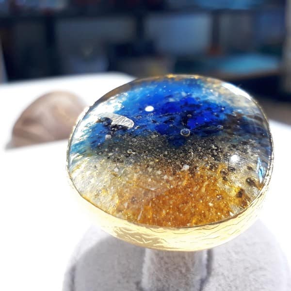 "Salda Serisi" Tasarım Cam Yüzük - Görsel 3