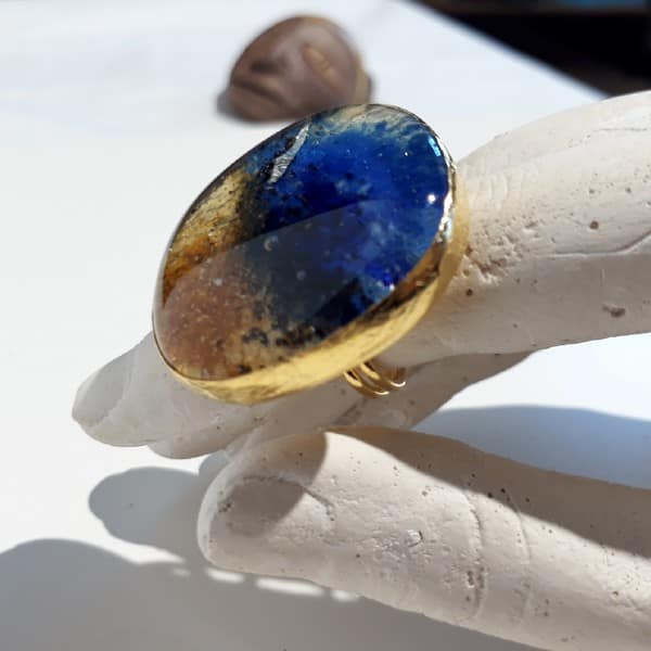 "Salda Serisi" Tasarım Cam Yüzük - Görsel 5